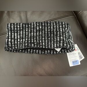 lululemon athletica Black and White Ear Warmer